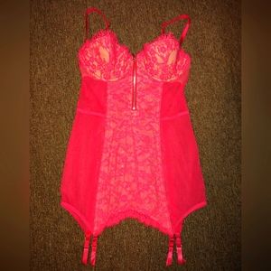 Victoria Secret babydoll corset lingerie dress 34B